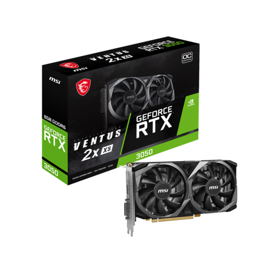 MSI GeForce RTX 3050 VENTUS 2X Xs 8G Oc