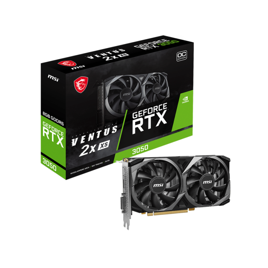 MSI GeForce RTX 3050 VENTUS 2X Xs 8G Oc
