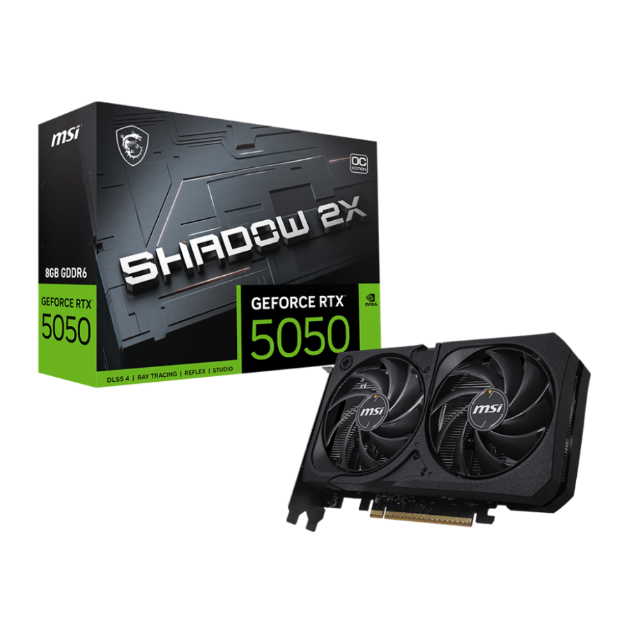 MSI GeForce RTX 5050 8G SHADOW 2X OC MSI GeForce RTX 5050 8G SHADOW 2X OC