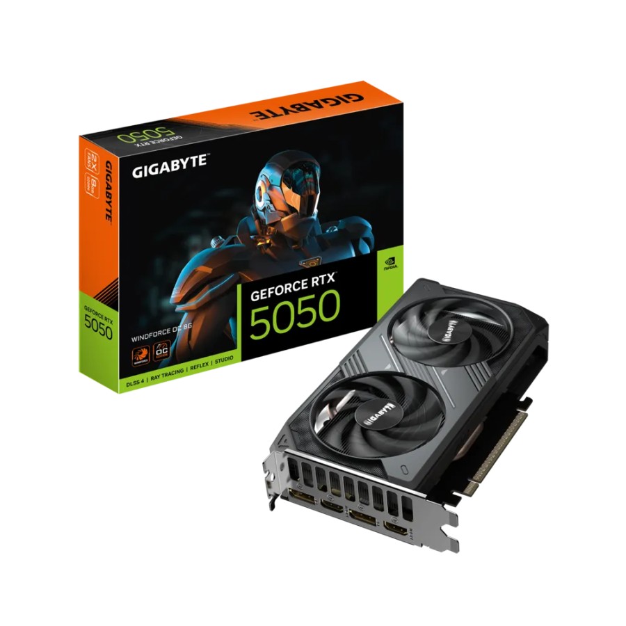 Gigabyte RTX 5050 WINDFORCE OC 8G Gigabyte RTX 5050 WINDFORCE OC 8G