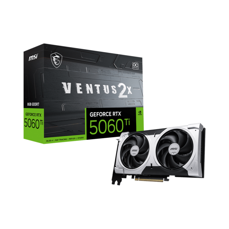 MSI GeForce RTX 5060 Ti 8G Ventus 2X OC PLUS MSI GeForce RTX 5060 Ti 8G Ventus 2X OC PLUS
