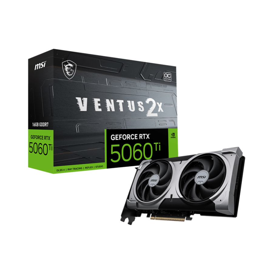 MSI GeForce RTX 5060 Ti 16G VENTUS 2X OC PLUS