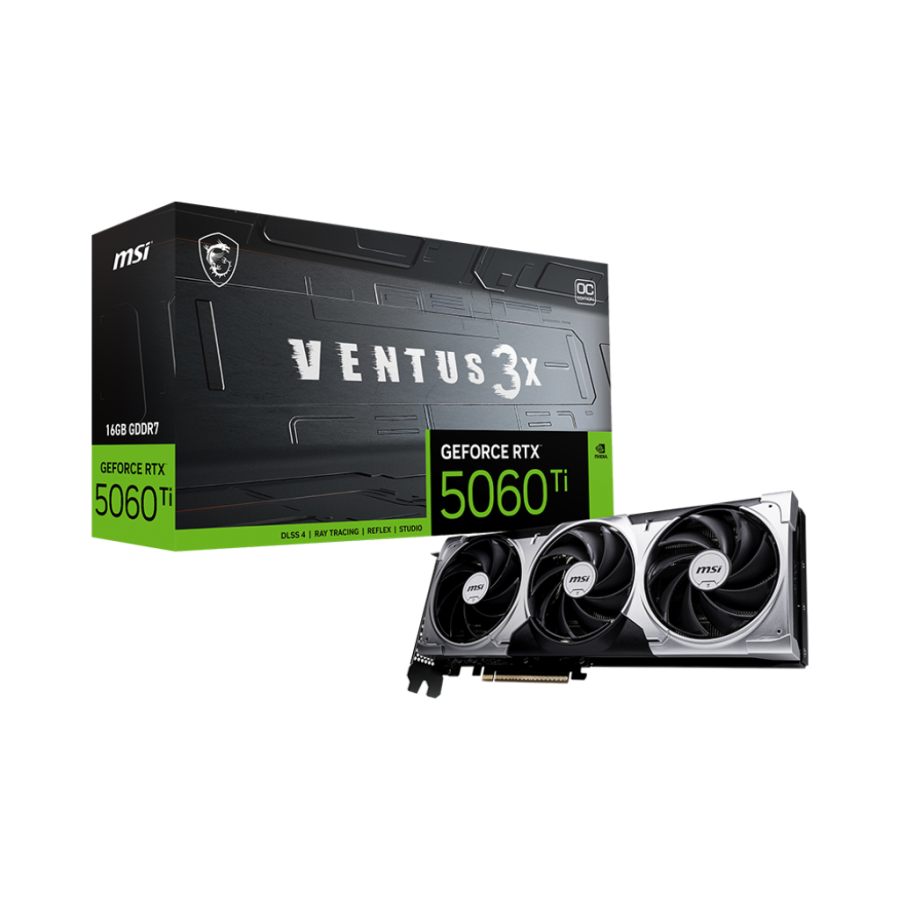 MSI GeForce RTX 5060 Ti 16G VENTUS 3X OC MSI GeForce RTX 5060 Ti 16G VENTUS 3X OC
