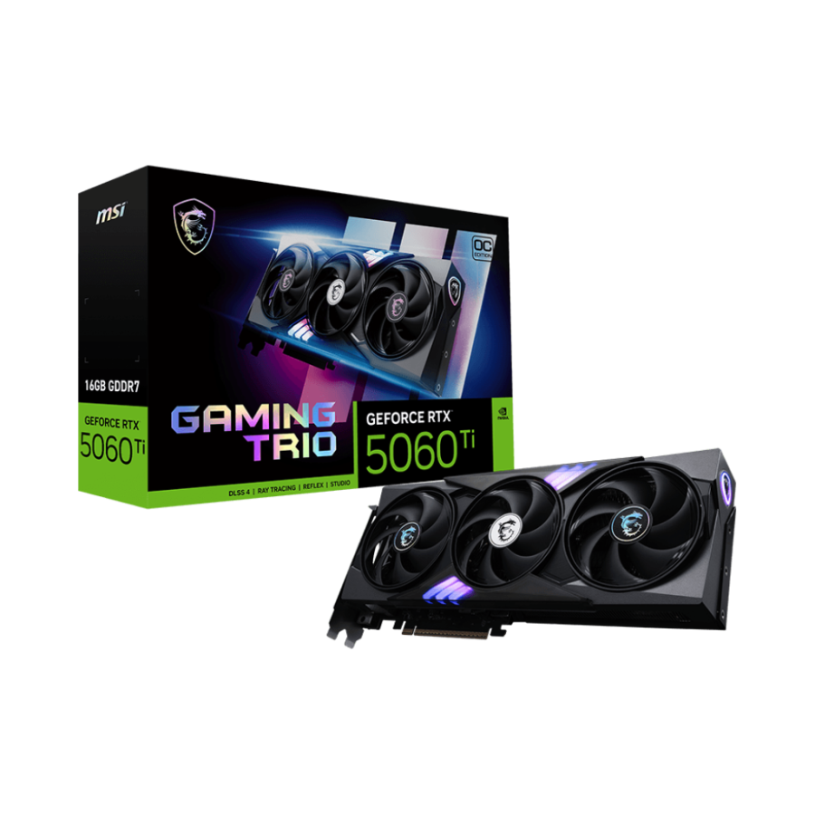 MSI GeForce RTX 5060 Ti 16G GAMING TRIO OC
