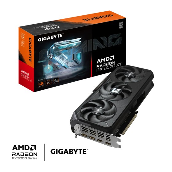 GIGABYTE AMD RX 9070 XT GAMING OC 16G