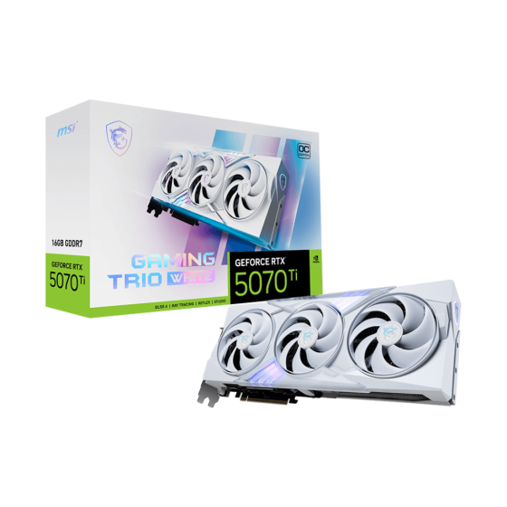 MSI GeForce RTX 5070 Ti 16G GAMING TRIO OC - WHITE