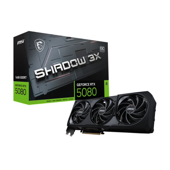 MSI GeForce RTX 5080 16G SHADOW 3X OC