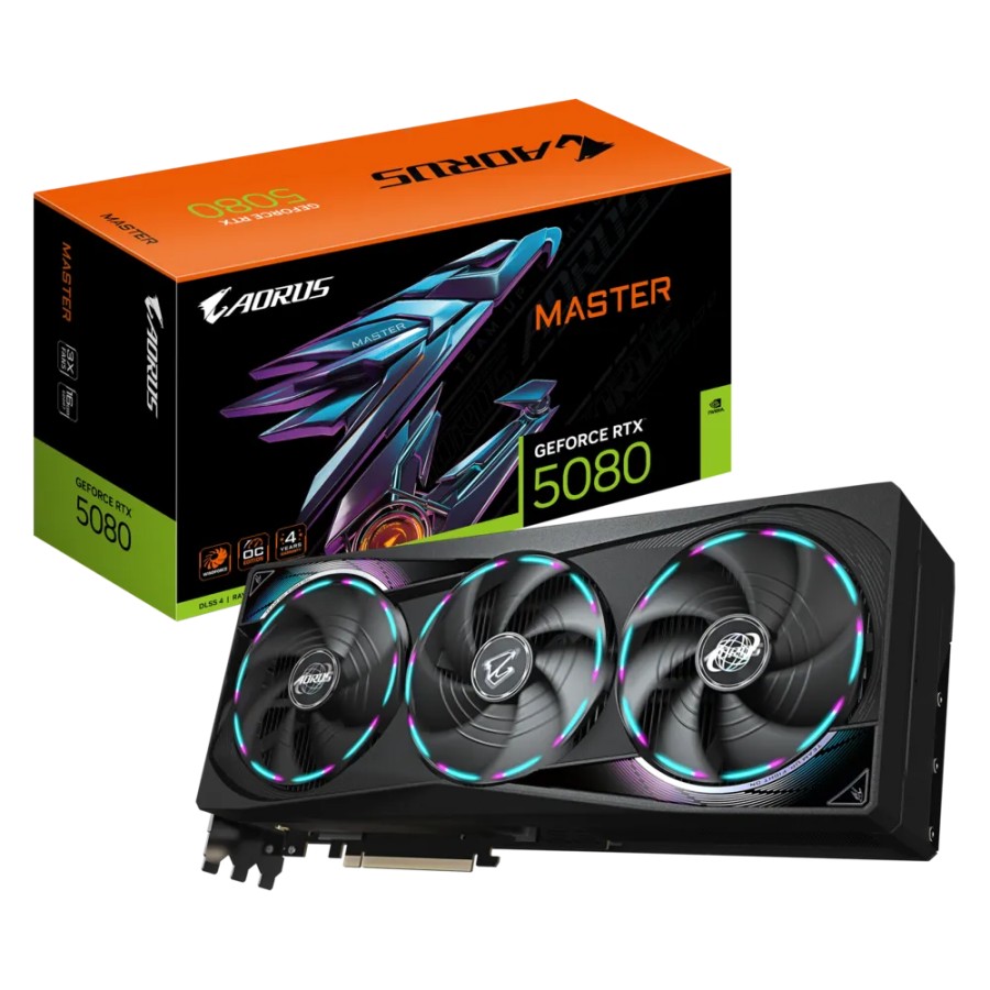 GIGABYTE AORUS GeForce RTX 5080 MASTER 16 Go