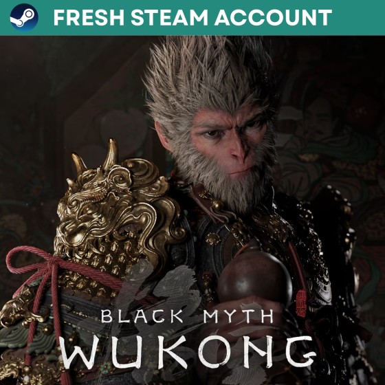 black myth wukong FRESH STEAM ACCOUNT
