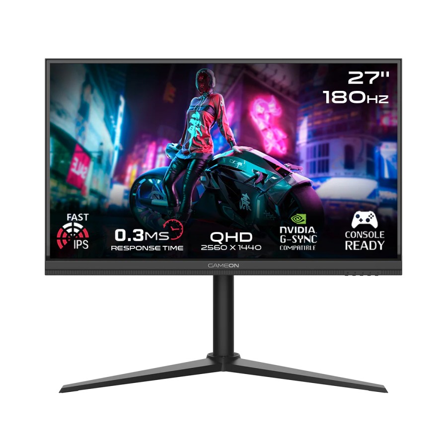 GAMEON GOM27QHD180IPS Midnight Pro Series 27" QHD, 180Hz