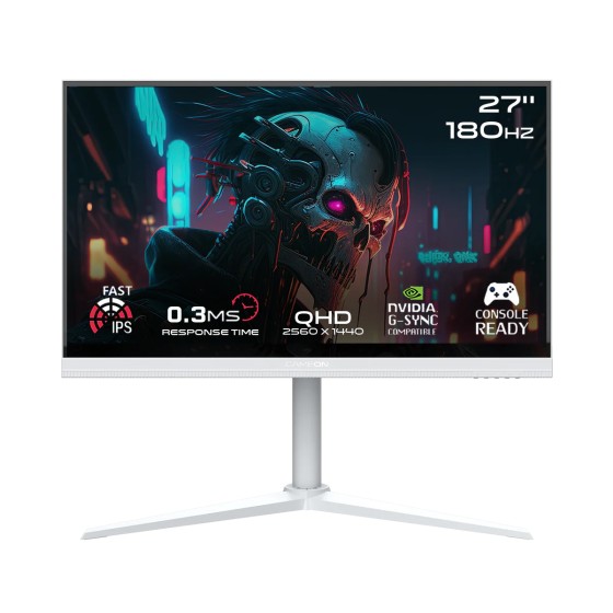 GAMEON GOA27QHD180IPS Artic Pro Series 27 QHD, 180Hz - White