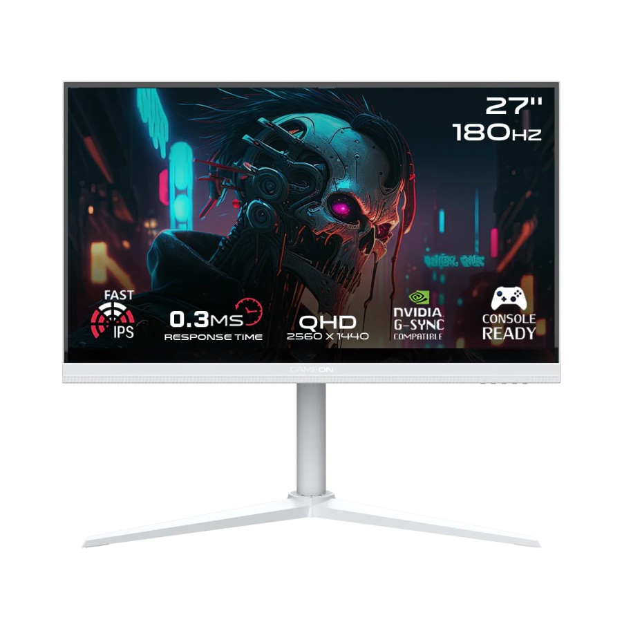 GAMEON GOA27QHD180IPS Artic Pro Series 27 QHD, 180Hz - White