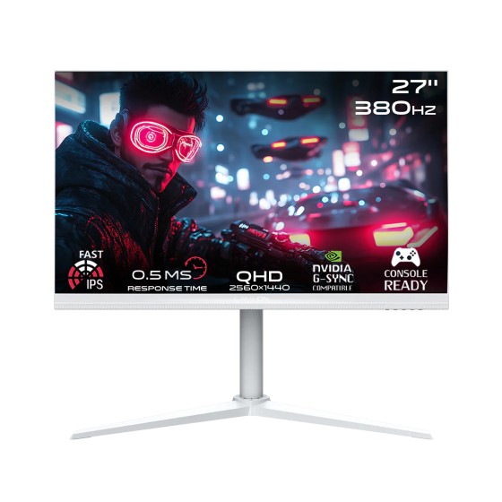 GAMEON GOAP27QHD380IPS Artic Pro Series 27" QHD, 380Hz - White