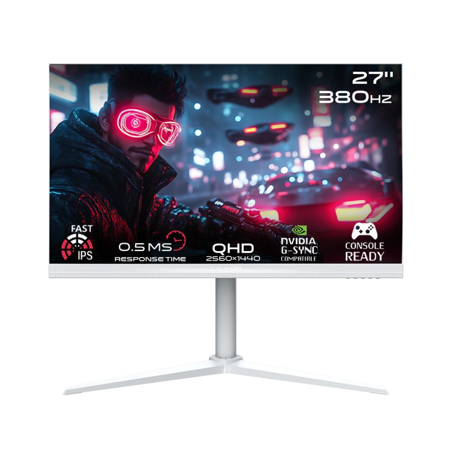 GAMEON GOAP27QHD380IPS Artic Pro Series 27" QHD, 380Hz - White