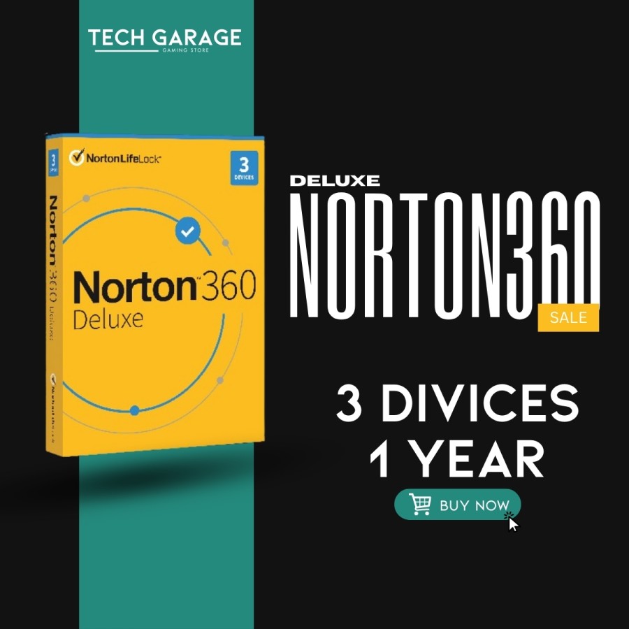 Norton 360 Deluxe | 3 Devices | 1 Year