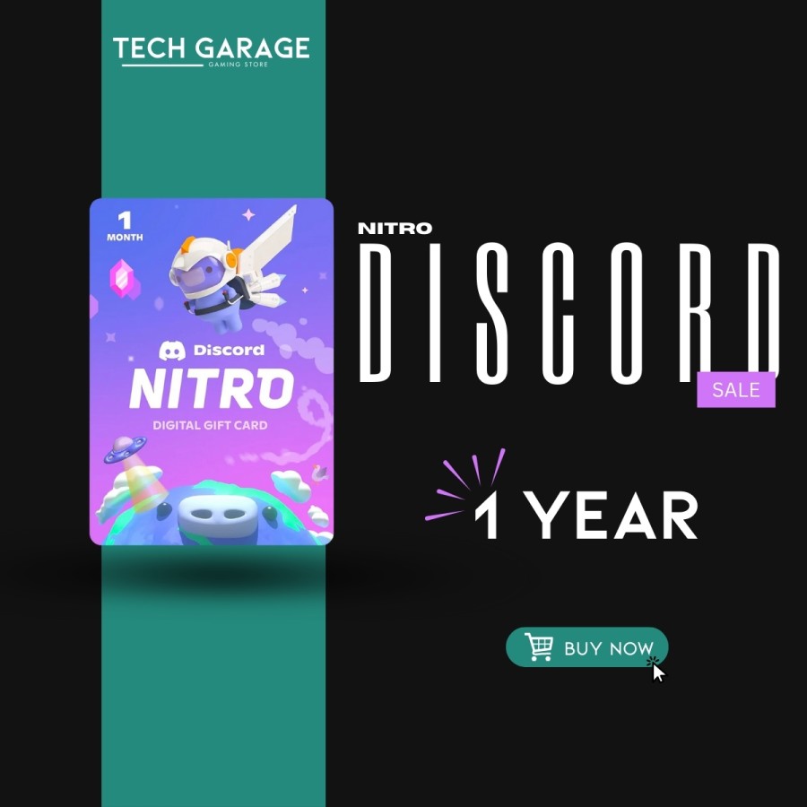 DISCORD NITRO KEY 1 YEAR