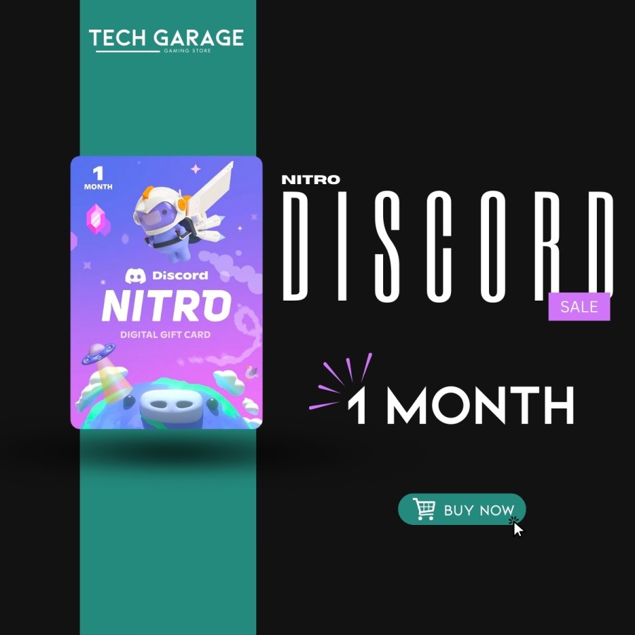 DISCORD NITRO KEY 1 MONTH