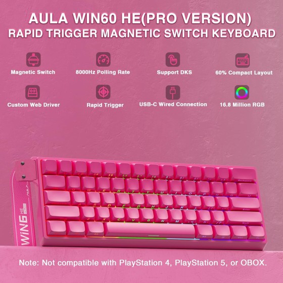 AULA WIN 60HE-Pro pink
