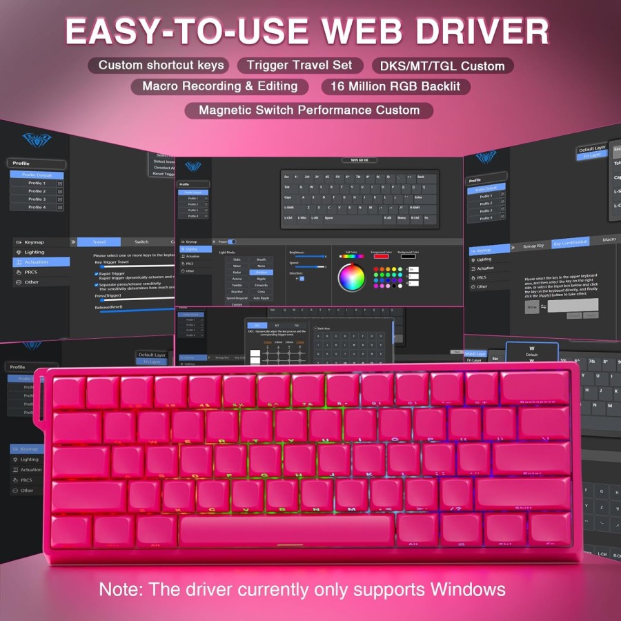 AULA WIN 60HE-Pro pink