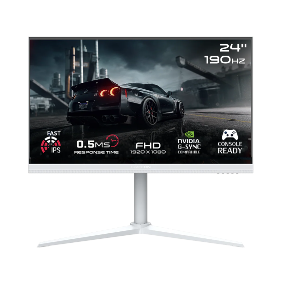 GAMEON GOA24FHD190IPS Artic Pro Series 24" FHD, 190Hz - White