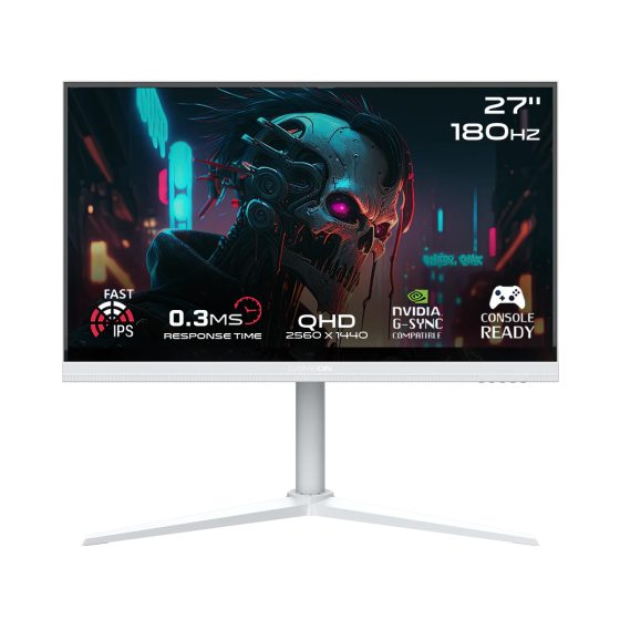 GAMEON GOA27QHD180IPS Artic Pro Series 27 QHD, 180Hz - White