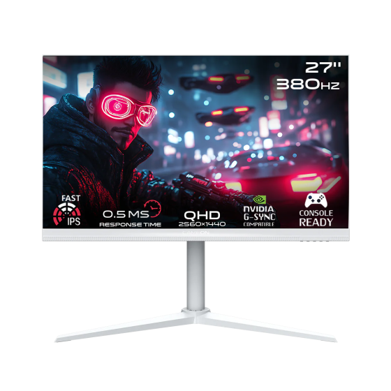 GAMEON GOAP27QHD380IPS Artic Pro Series 27" QHD, 380Hz - White
