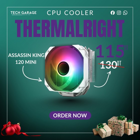 Assassin King 120 Mini WHITE ARGB V3