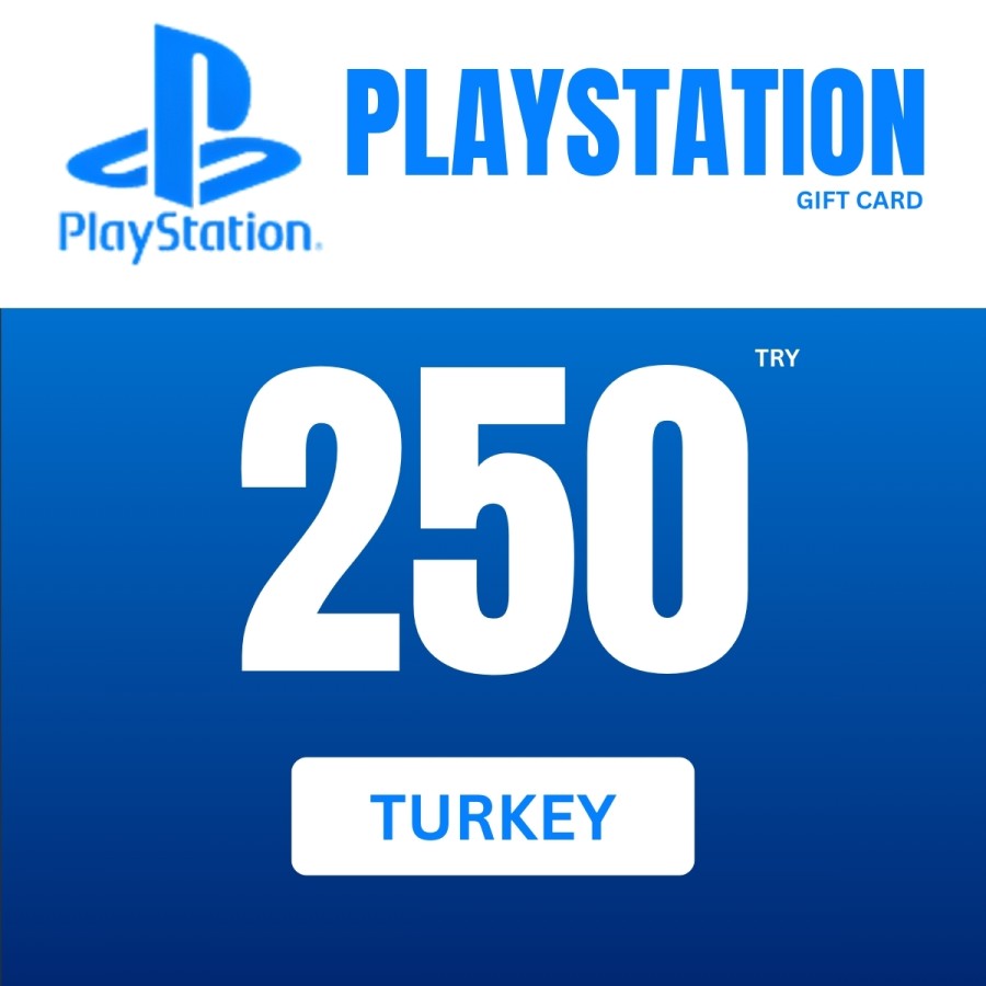PlayStation Network Card 250 TRY (TR) PSN Key TURKEY