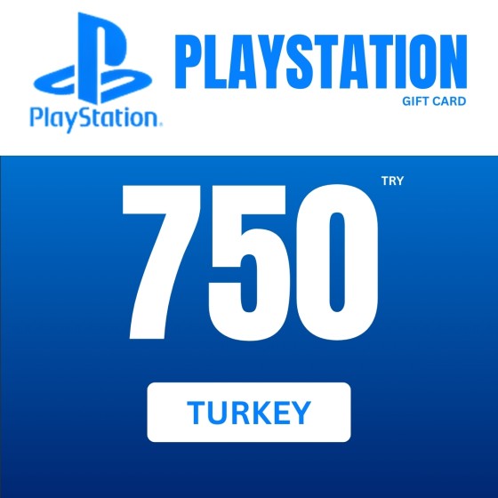 PlayStation Network Card 750 TRY (TR) PSN Key TURKEY