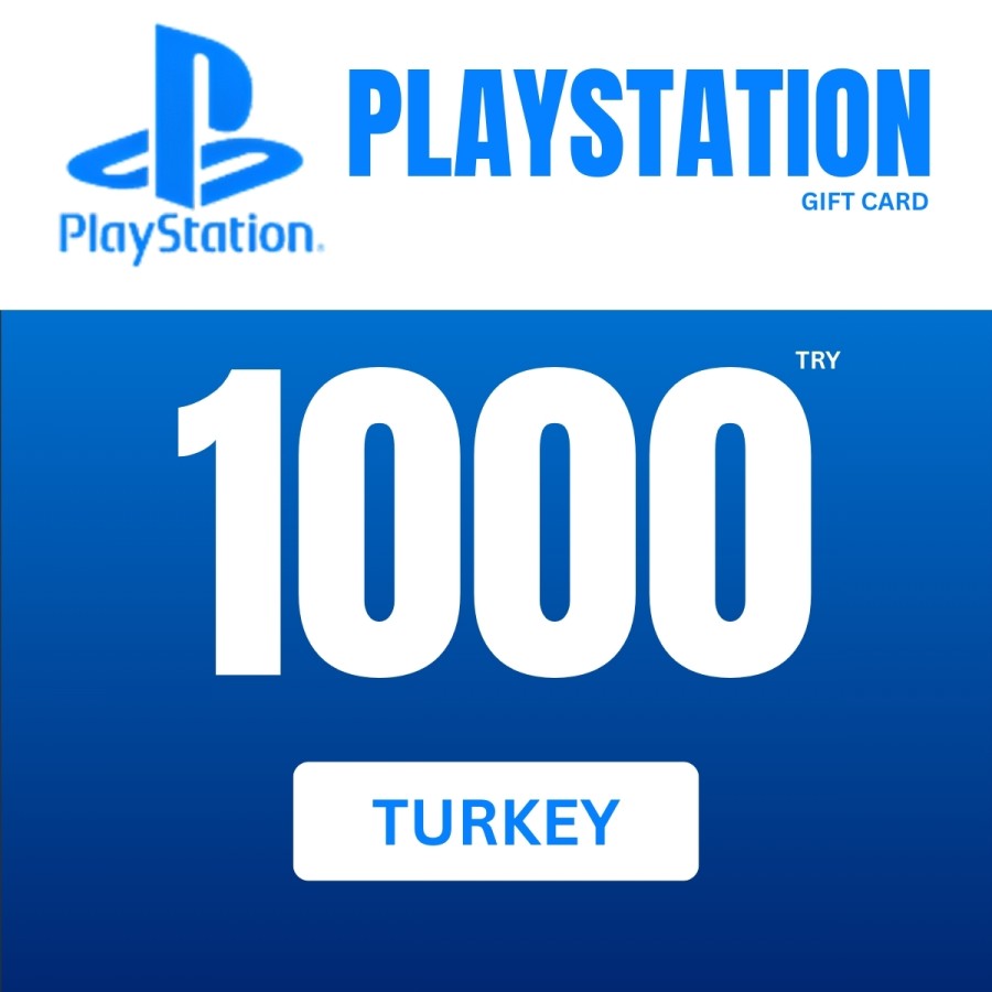 PlayStation Network Card 1000 TRY (TR) PSN Key TURKEY