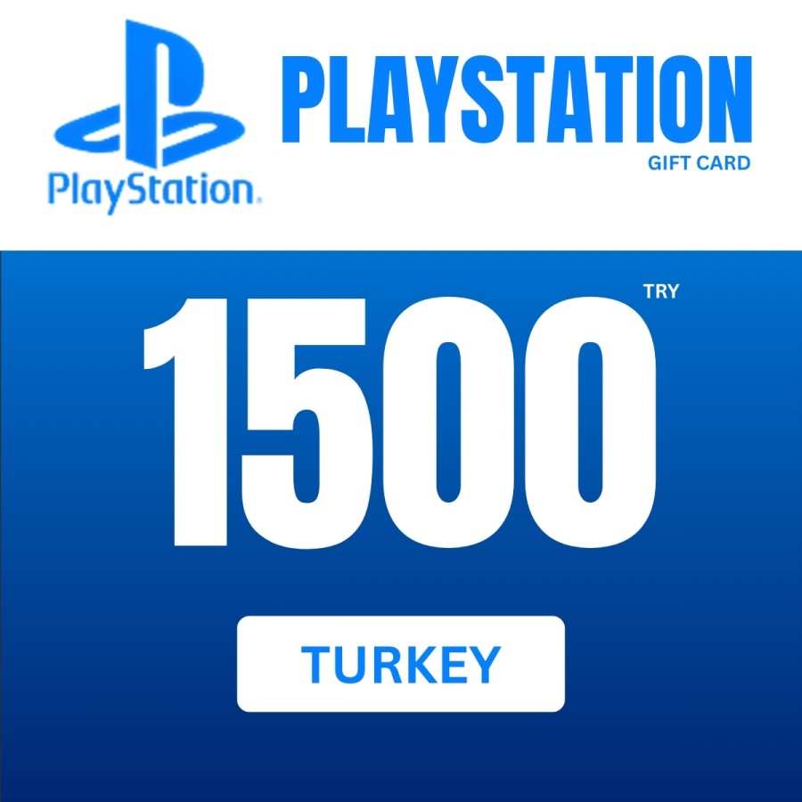 PlayStation Network Card 1500 TRY (TR) PSN Key TURKEY