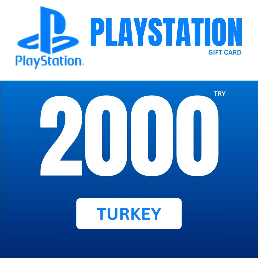 PlayStation Network Card 2000 TRY (TR) PSN Key TURKEY