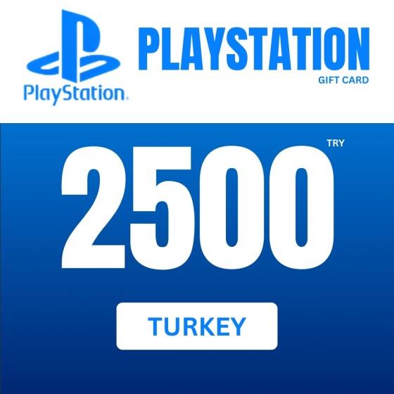 PlayStation Network Card 2500 TRY (TR) PSN Key TURKEY