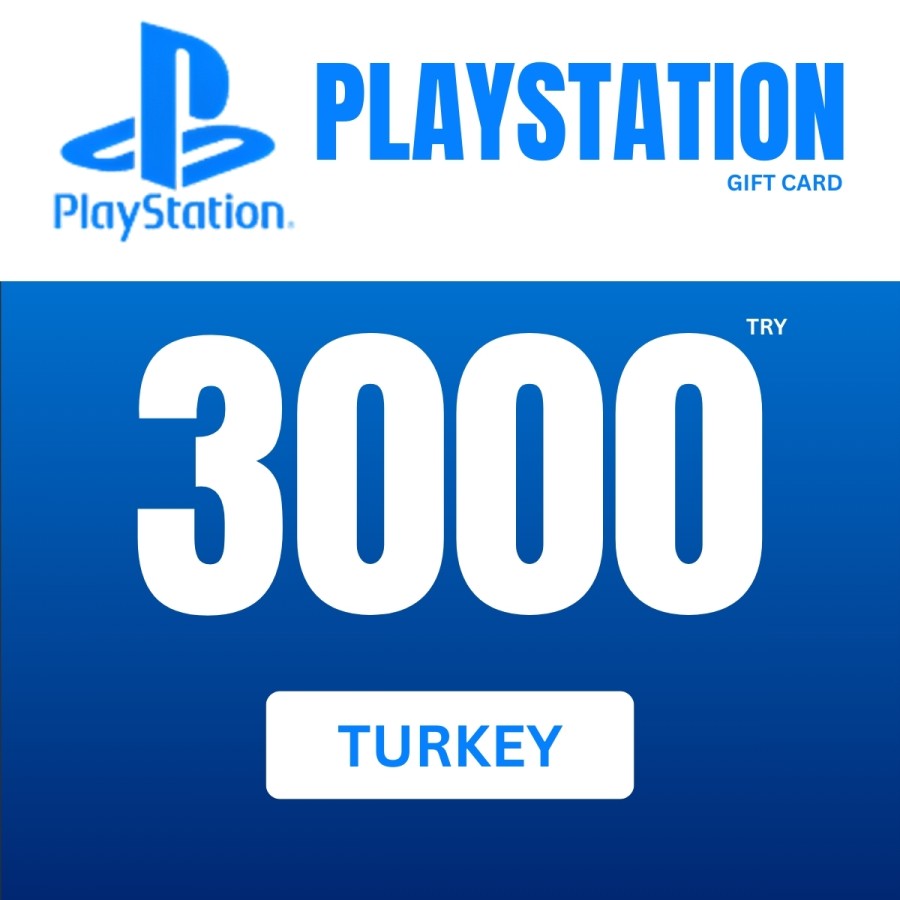 PlayStation Network Card 3000 TRY (TR) PSN Key TURKEY