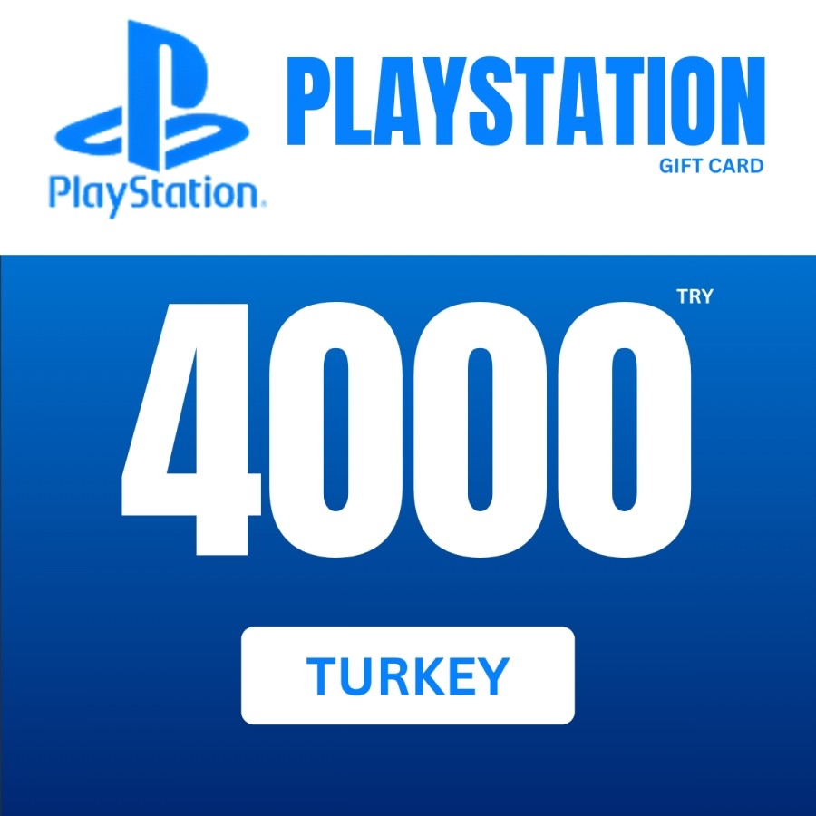 PlayStation Network Card 4000 TRY (TR) PSN Key TURKEY