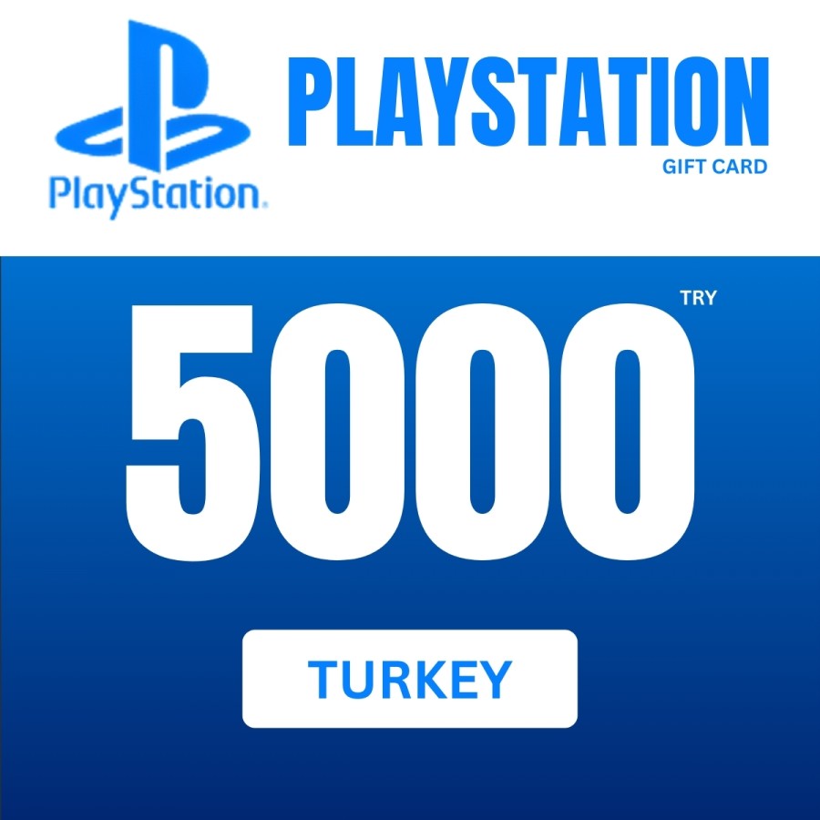 PlayStation Network Card 5000 TRY (TR) PSN Key TURKEY