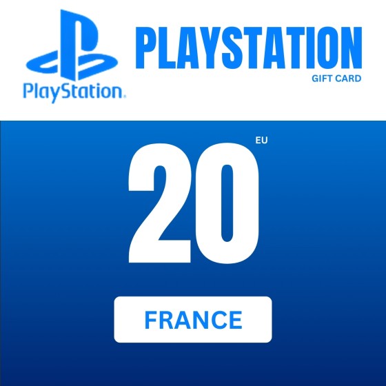 PlayStation Network Card 20 EUR (FR) PSN Key FRANCE