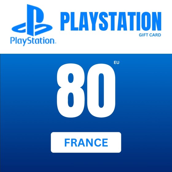 PlayStation Network Card 80 EUR (FR) PSN Key FRANCE