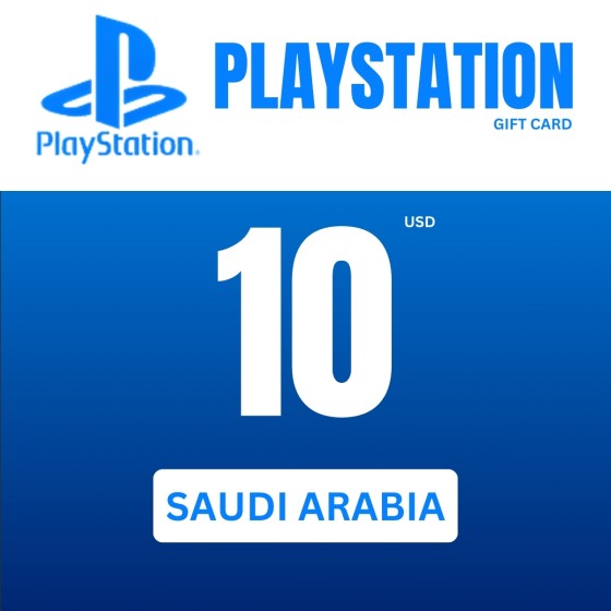 PlayStation Network Card 10 USD (KSA) PSN Key SAUDI ARABIA