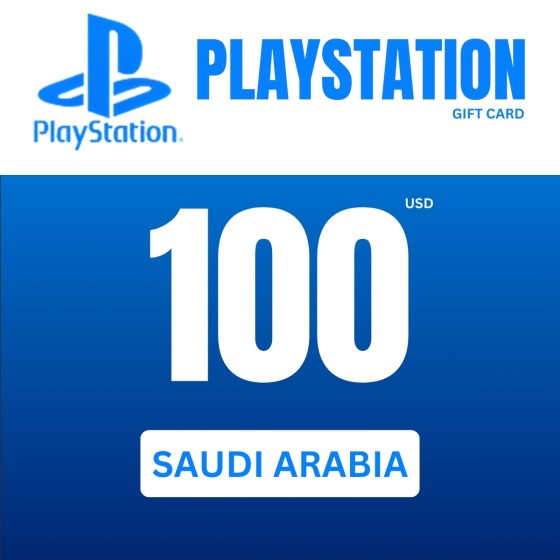 PlayStation Network Card 100 USD (KSA) PSN Key SAUDI ARABIA