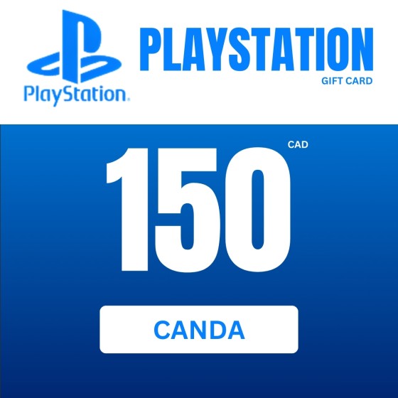 PlayStation Network Card 150 CAD PSN Key CANADA