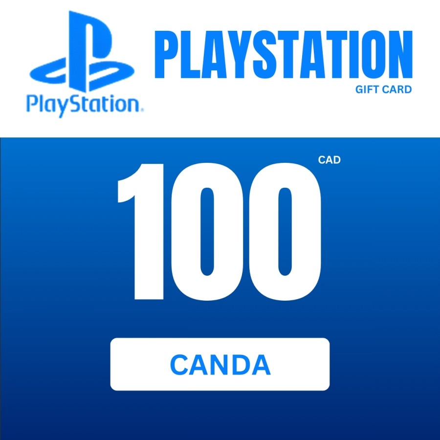 PlayStation Network Card 100 CAD PSN Key CANADA