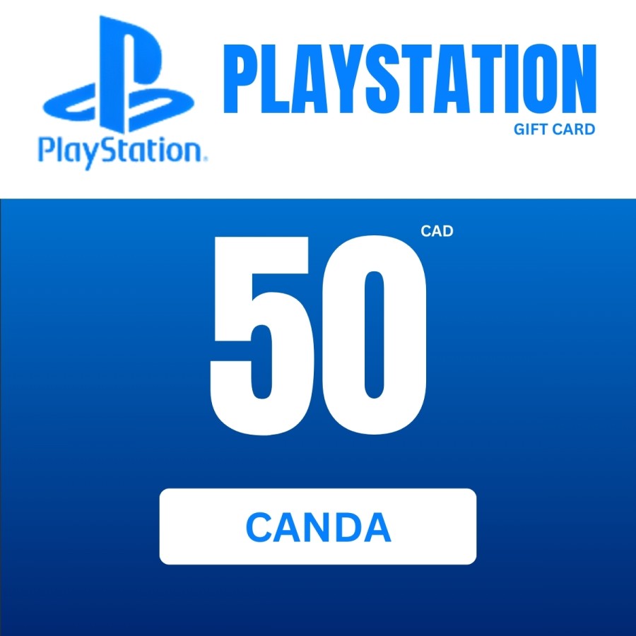 PlayStation Network Card 50 CAD PSN Key CANADA
