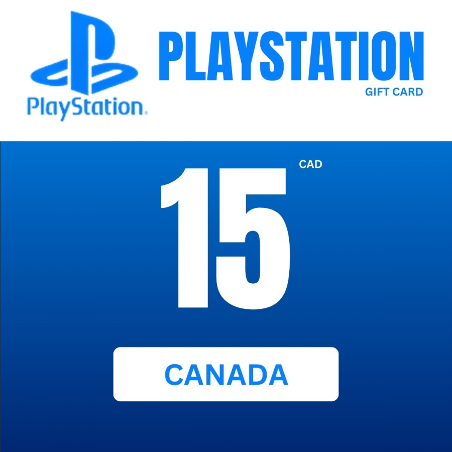 PlayStation Network Card 15 CAD PSN Key CANADA