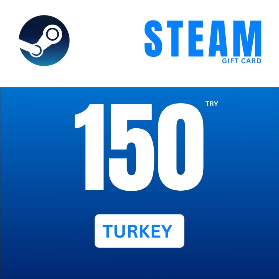 Steam Wallet Gift Card 150 TRY Steam Key TURKEY