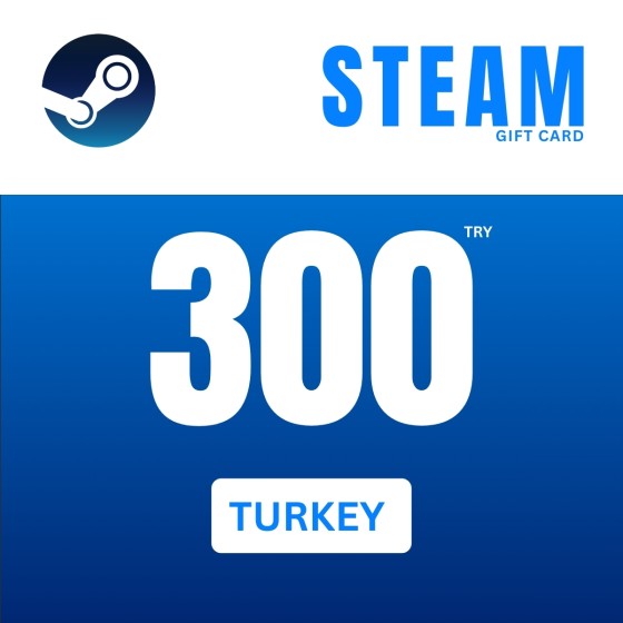 Steam Wallet Gift Card 300 TRY Steam Key TURKEY