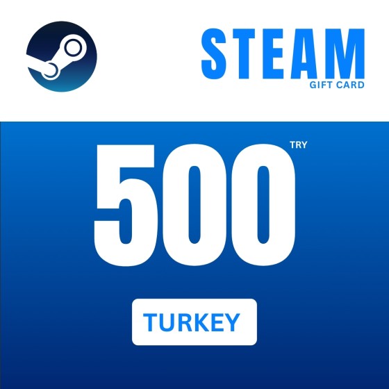 Steam Wallet Gift Card 500 TRY Steam Key TURKEY