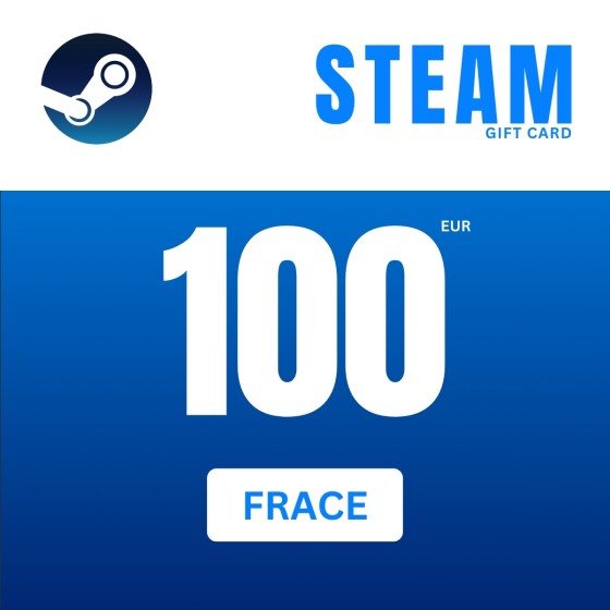 Steam Wallet Gift Card 100 EUR Steam Key FRANCE