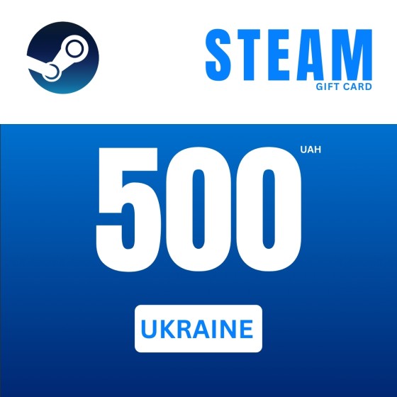 Steam Wallet Gift Card 500 UAH Steam Key UKRAINE