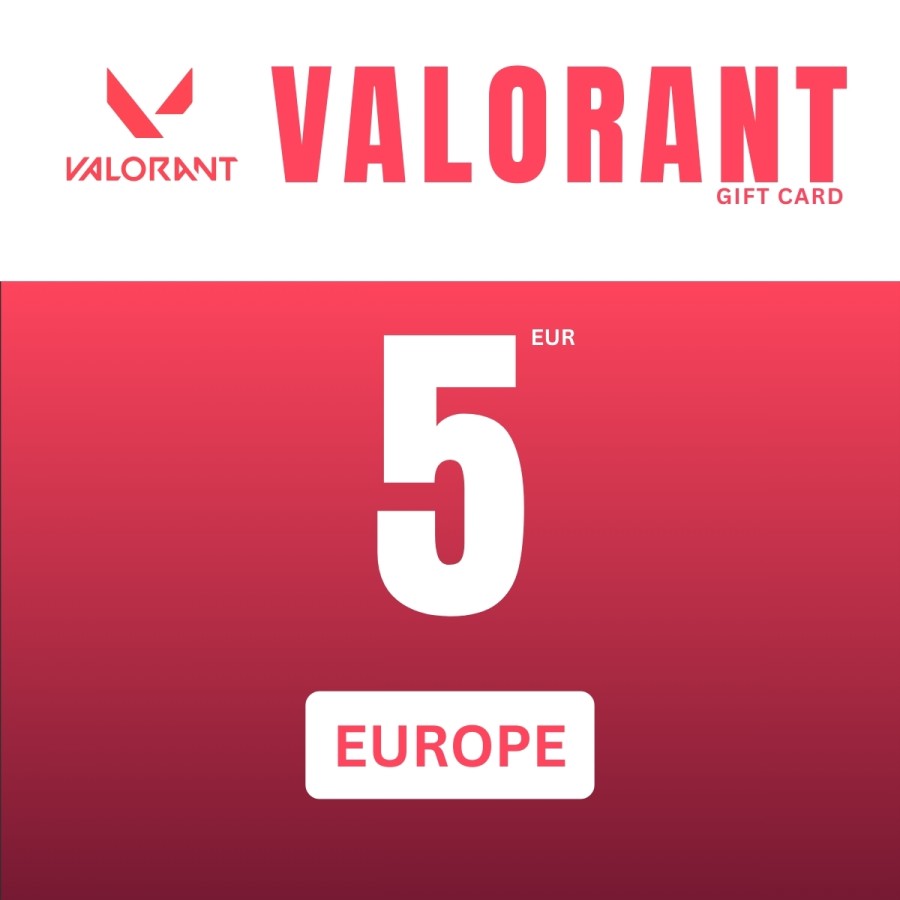 VALORANT Gift Card 5 EUR - EUROPE